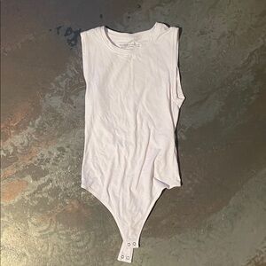 Abercrombie & Fitch Kids White Sleeveless Bodysuit